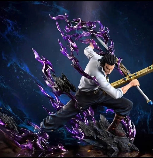 One Piece Dracule Mihawk Anime Figure PVC