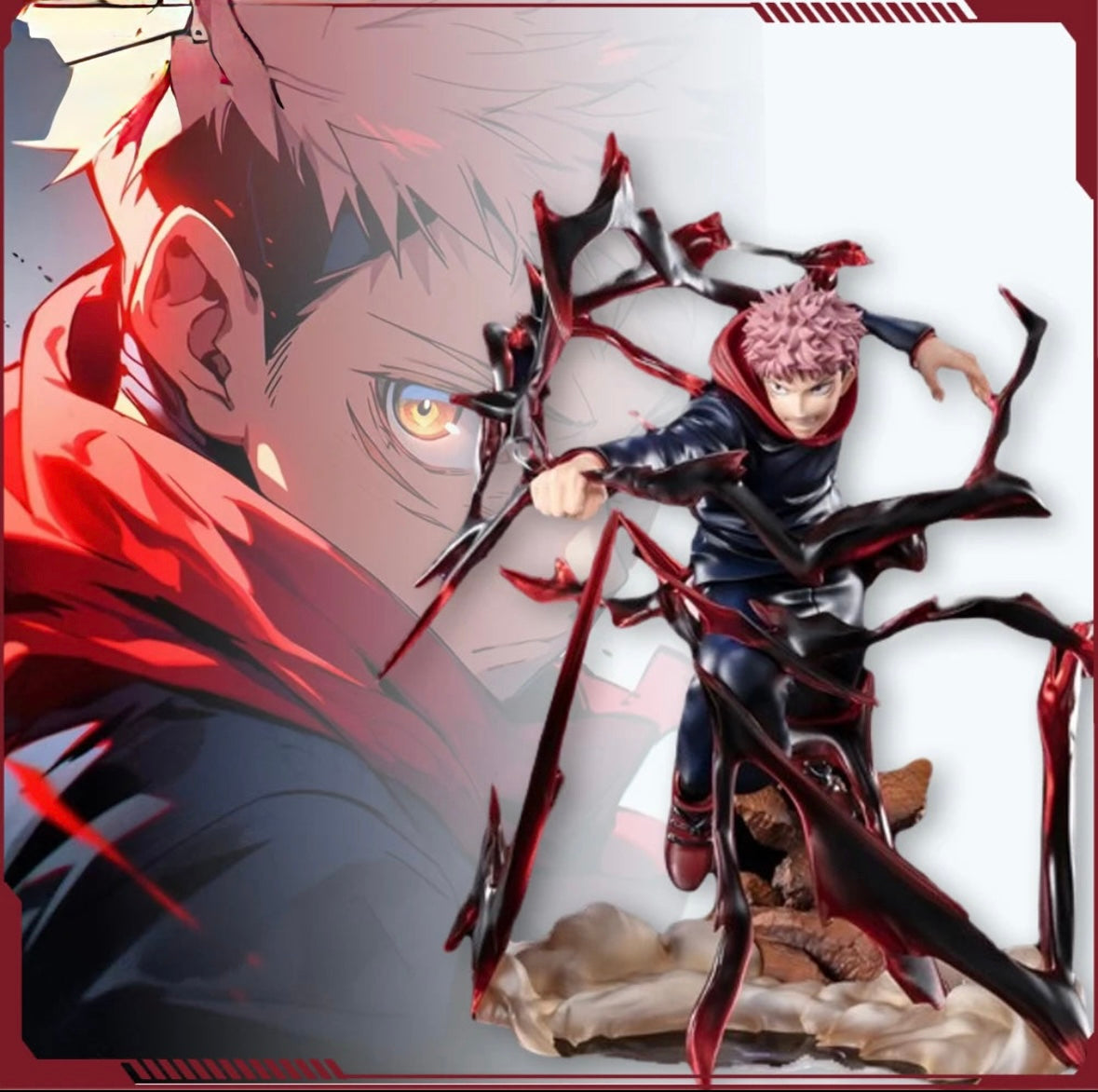 Jujutsu Kaisen Itadori Yūji Anime Figure PVC