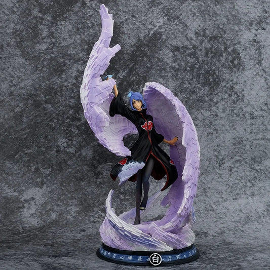 Konan Akatsuki Paper Rain Statue Anime Figure PVC
