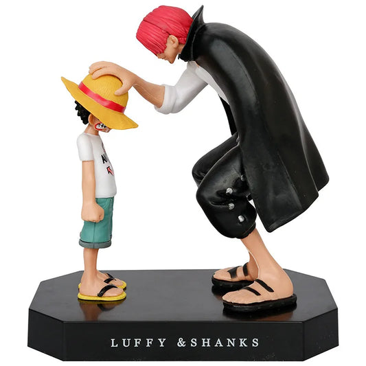 One Piece Luffy & Shanks Anime Figure PVC