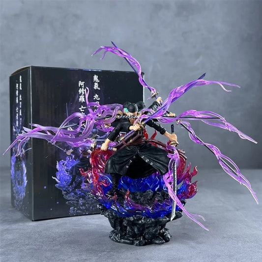 One Piece Roronoa Zoro Ashura Mode Anime Figure PVC