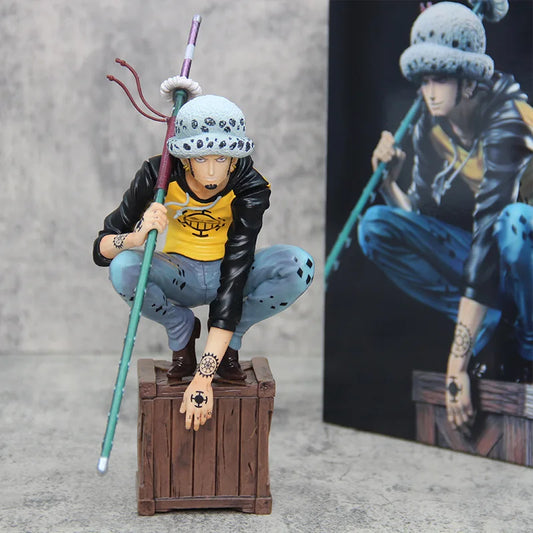 One Piece Shichibukai Trafalgar D Water Law Anime Figure PVC