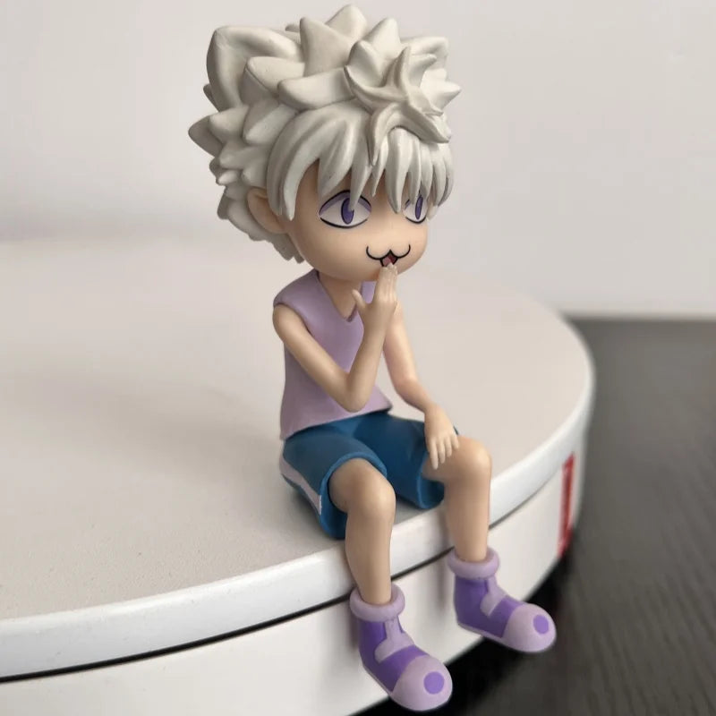 Hunter x Hunter Killua Zoldyck Cute Baby Face Sitting Anime Figure PVC
