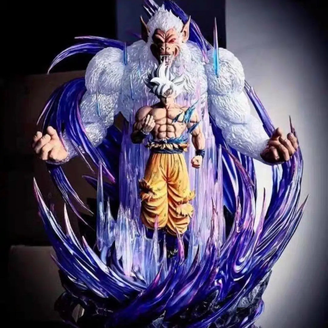 Dragon Ball Oozaru Ape King x Son Goku Ultra Insinct Anime Figure PVC