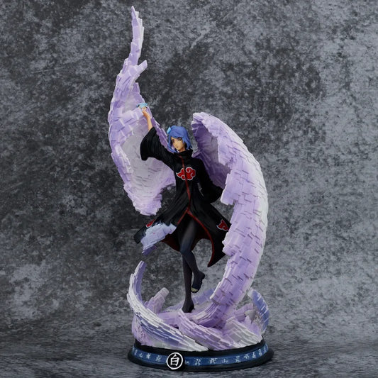 Konan Akatsuki Paper Rain Statue Anime Figure PVC