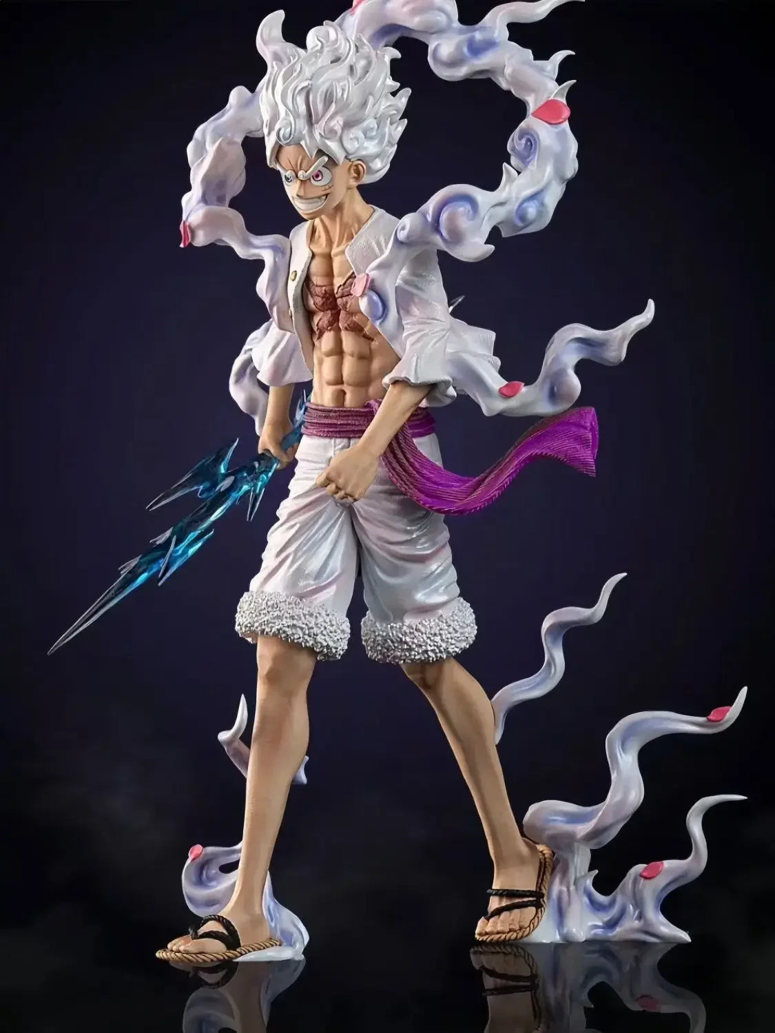 One Piece Monkey D. Luffy Gear 5 Anime Figure PVC