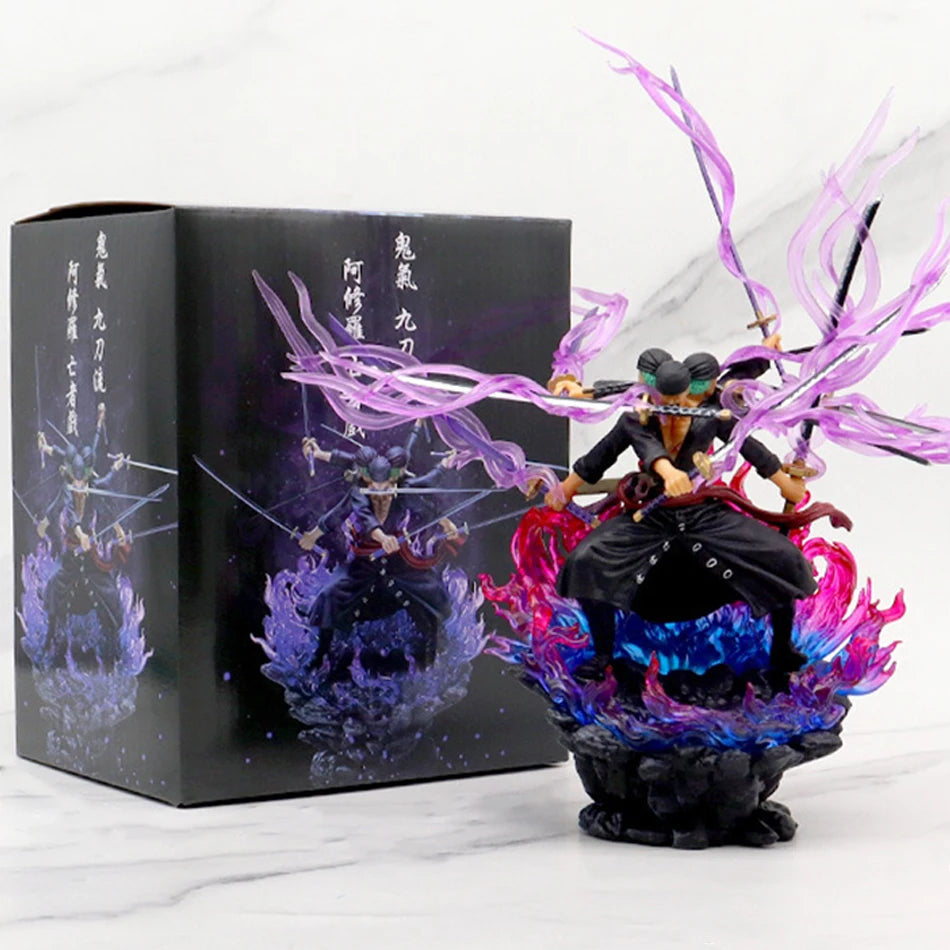 One Piece Roronoa Zoro Ashura Mode Anime Figure PVC
