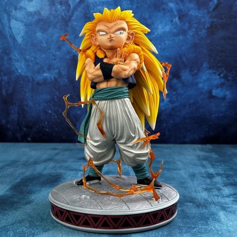 Dragon Ball Z Gotenks Ssj &  Super Saiyan Gotenks 3 Anime Figures PVC