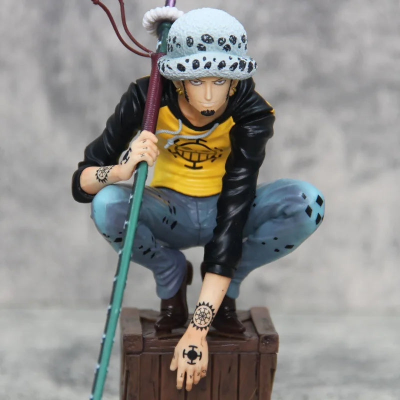 One Piece Shichibukai Trafalgar D Water Law Anime Figure PVC