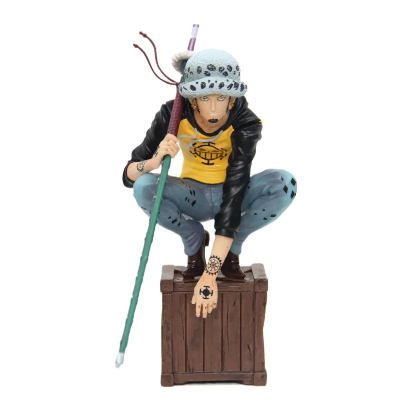 One Piece Shichibukai Trafalgar D Water Law Anime Figure PVC