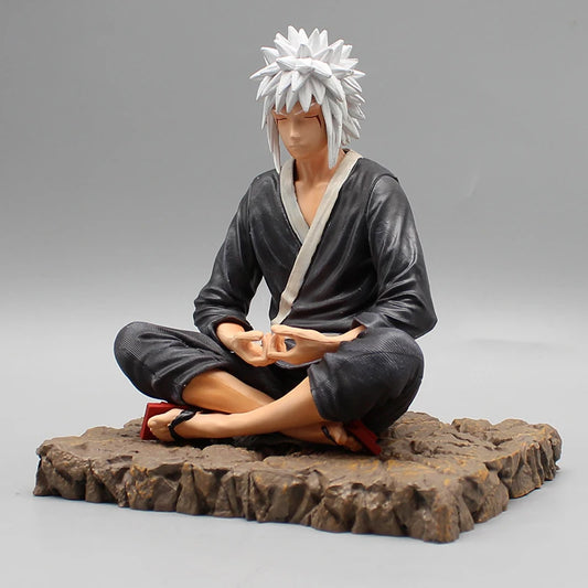 Uzumaki Naruto & Jiraya Sitting Mode Anime Figure PVC