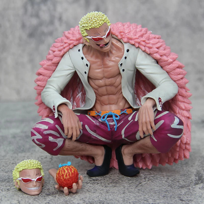 One Piece Shichibukai Donquixote Doflamingo Anime Figure PVC