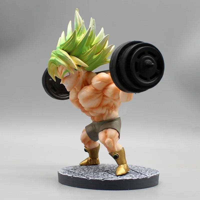 Dragon Ball Broly Fitness Muscle Anime Figure PVC