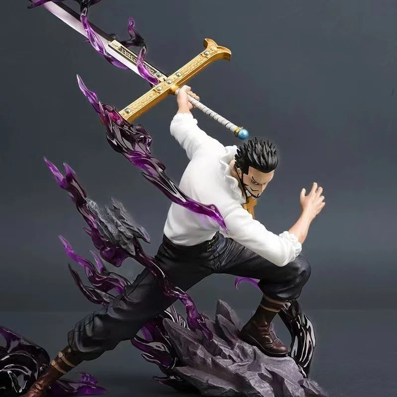 One Piece Dracule Mihawk Anime Figure PVC