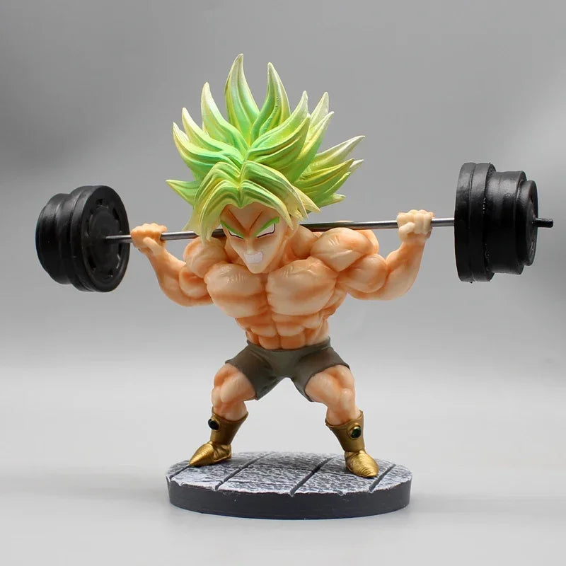 Dragon Ball Broly Fitness Muscle Anime Figure PVC