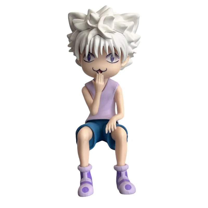 Hunter x Hunter Killua Zoldyck Cute Baby Face Sitting Anime Figure PVC