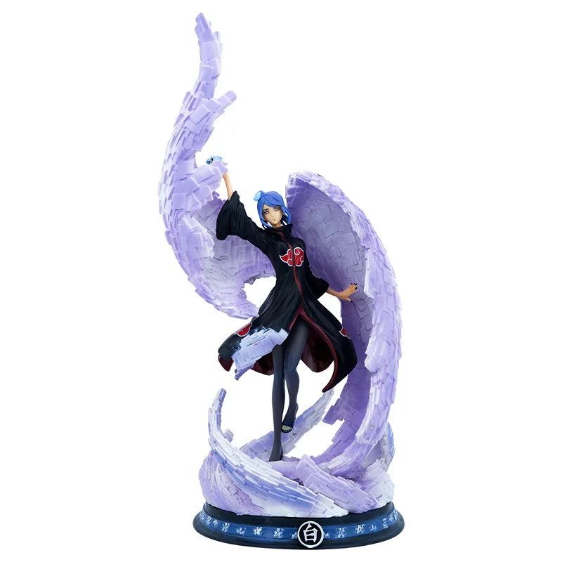 Konan Akatsuki Paper Rain Statue Anime Figure PVC