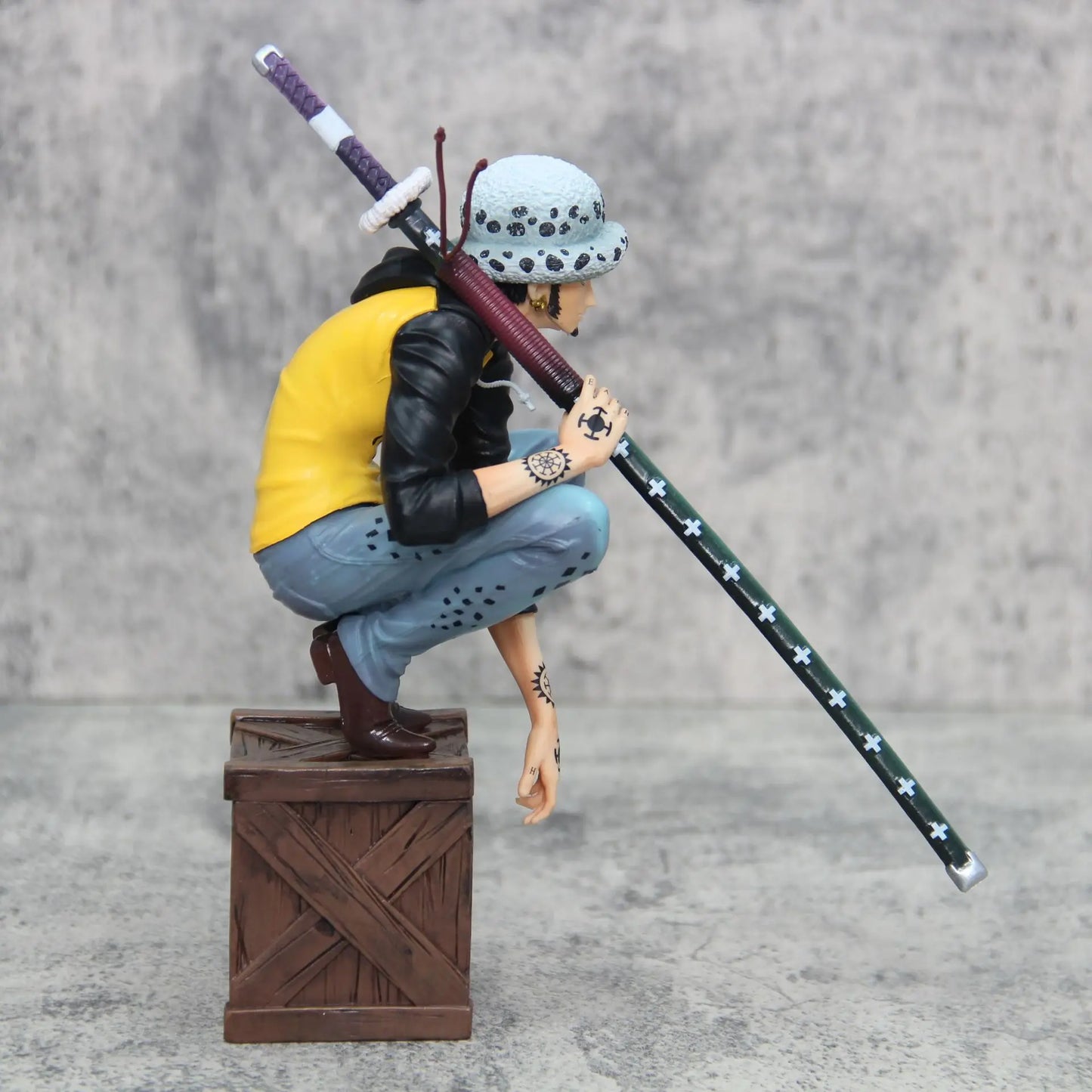 One Piece Shichibukai Trafalgar D Water Law Anime Figure PVC