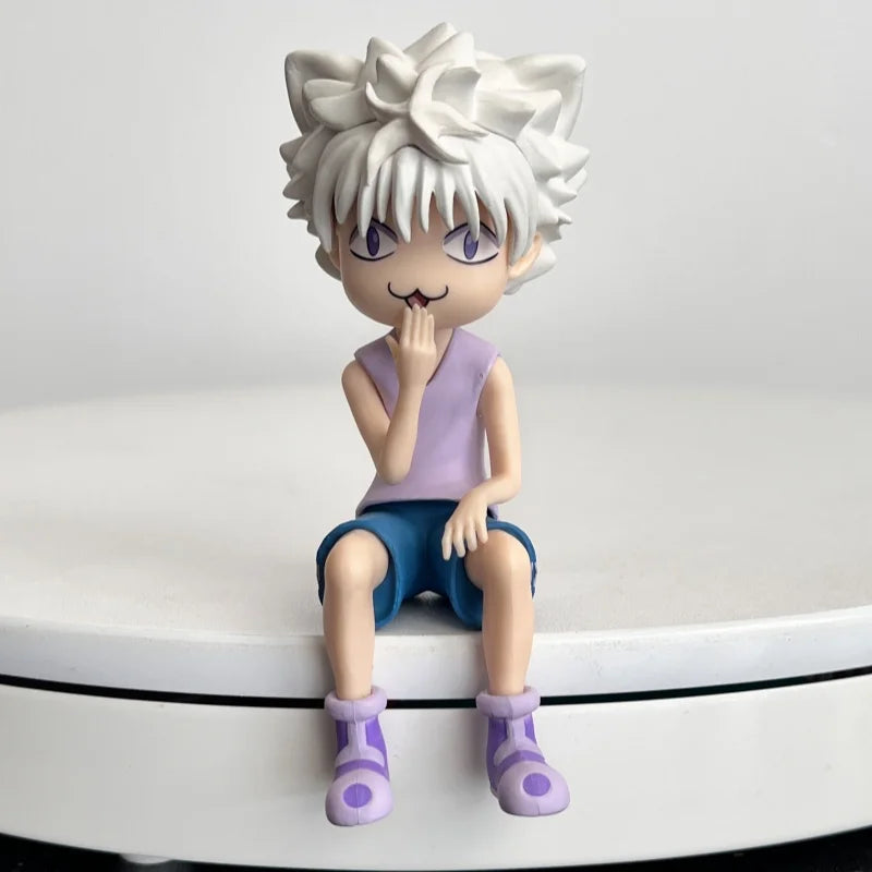 Hunter x Hunter Killua Zoldyck Cute Baby Face Sitting Anime Figure PVC