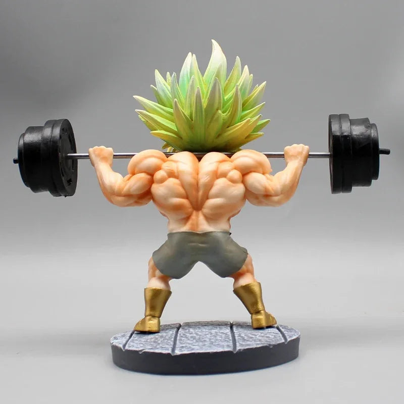 Dragon Ball Broly Fitness Muscle Anime Figure PVC