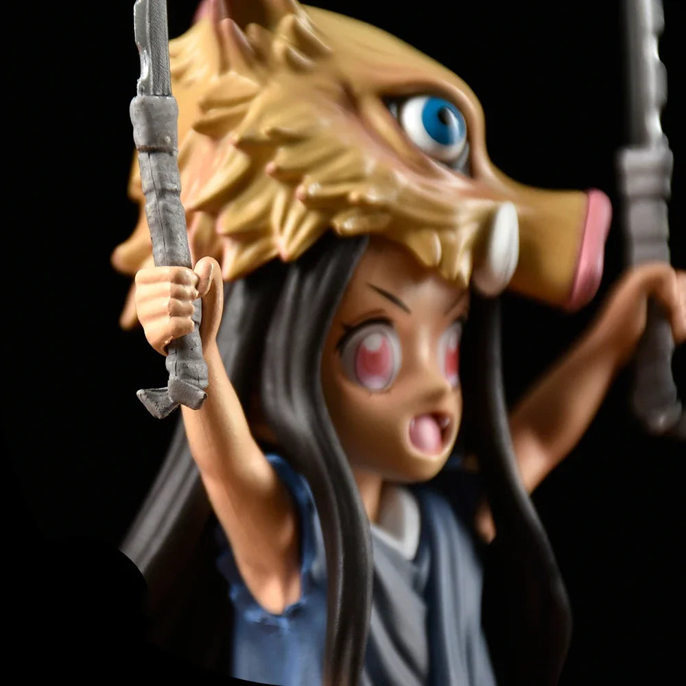 Demon Slayer Pig's Head Kamado Nezuko Anime Figure PVC