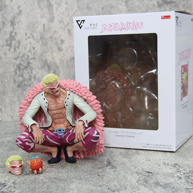 One Piece Shichibukai Donquixote Doflamingo Anime Figure PVC