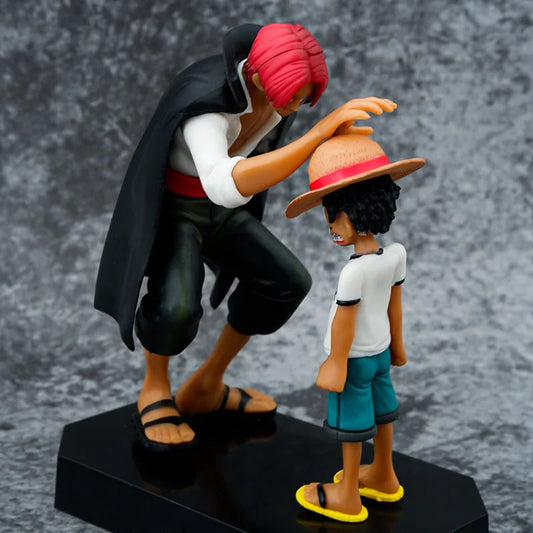 One Piece Luffy & Shanks Anime Figure PVC
