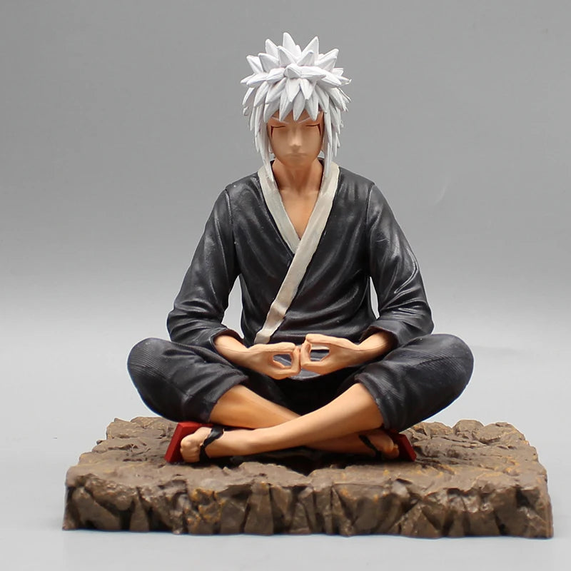 Uzumaki Naruto & Jiraya Sitting Mode Anime Figure PVC