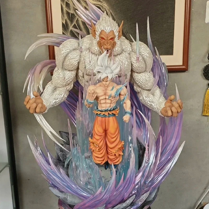 Dragon Ball Oozaru Ape King x Son Goku Ultra Insinct Anime Figure PVC