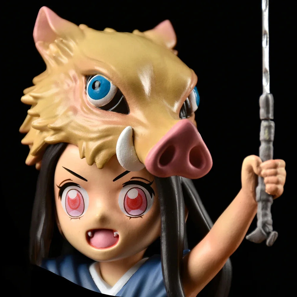Demon Slayer Pig's Head Kamado Nezuko Anime Figure PVC