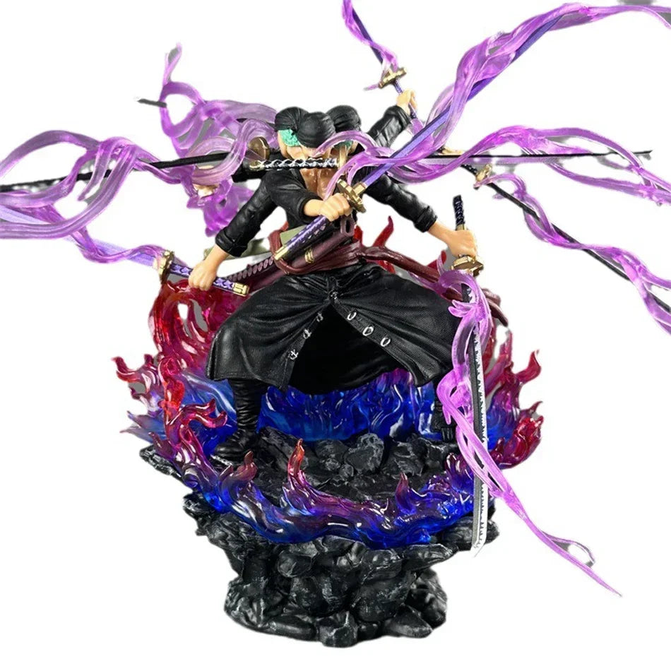 One Piece Roronoa Zoro Ashura Mode Anime Figure PVC