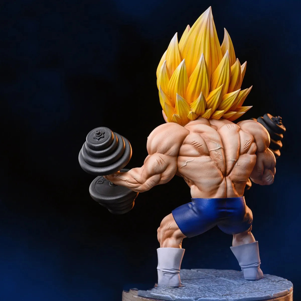 Dragon Ball Muscle Fitness Vegeta Anime Figure PVC
