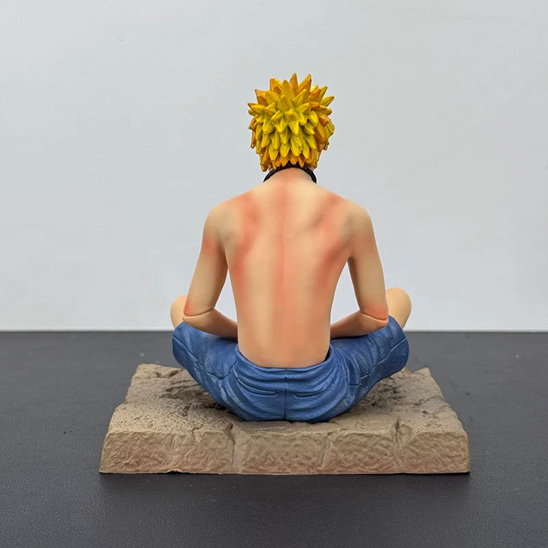 Uzumaki Naruto & Jiraya Sitting Mode Anime Figure PVC