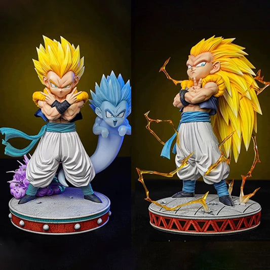 Dragon Ball Z Gotenks Ssj &  Super Saiyan Gotenks 3 Anime Figures PVC