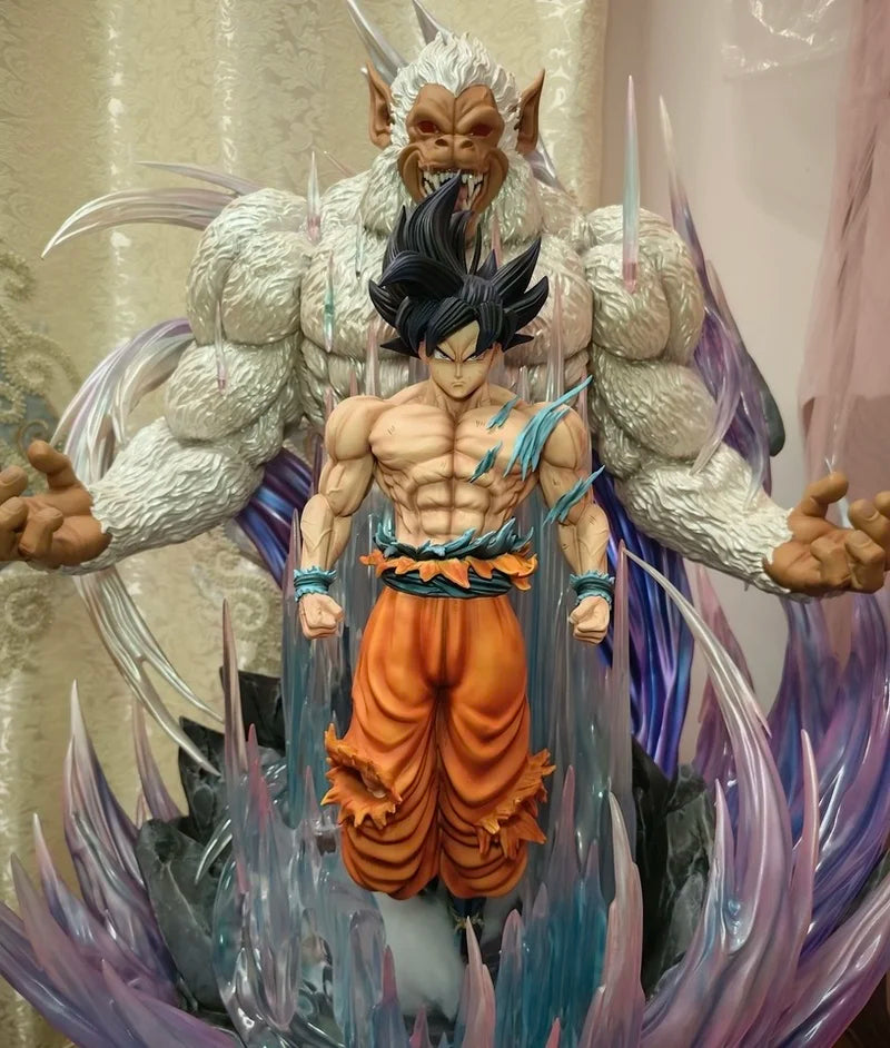 Dragon Ball Oozaru Ape King x Son Goku Ultra Insinct Anime Figure PVC