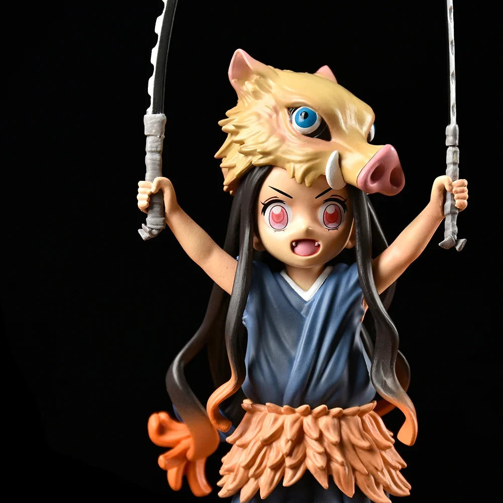 Demon Slayer Pig's Head Kamado Nezuko Anime Figure PVC
