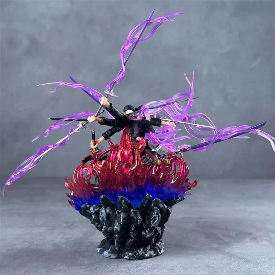 One Piece Roronoa Zoro Ashura Mode Anime Figure PVC