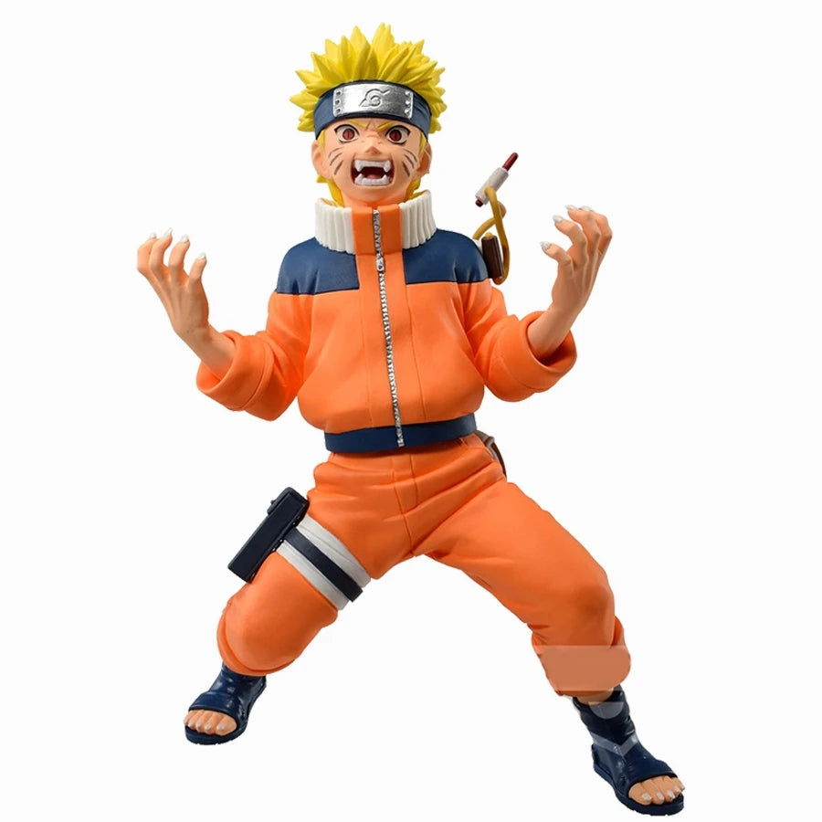 Nine-Tailed Fox Naruto & Curse Seal Uchiha Sasuke Anime Figure PVC