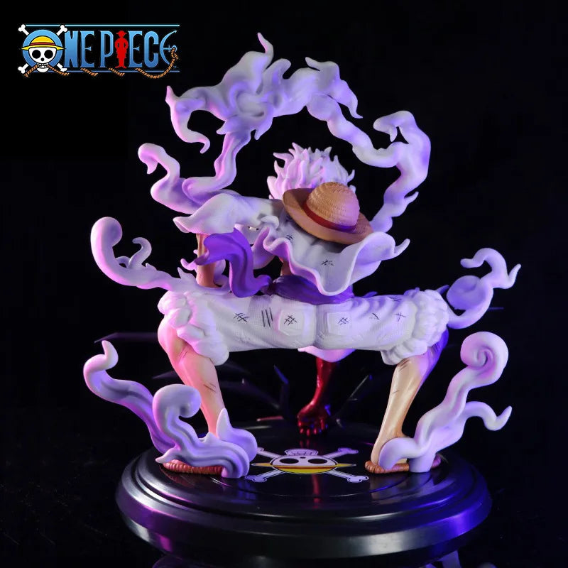 One Piece Nika Luffy Gear 5 Sun God Anime Figure PVC