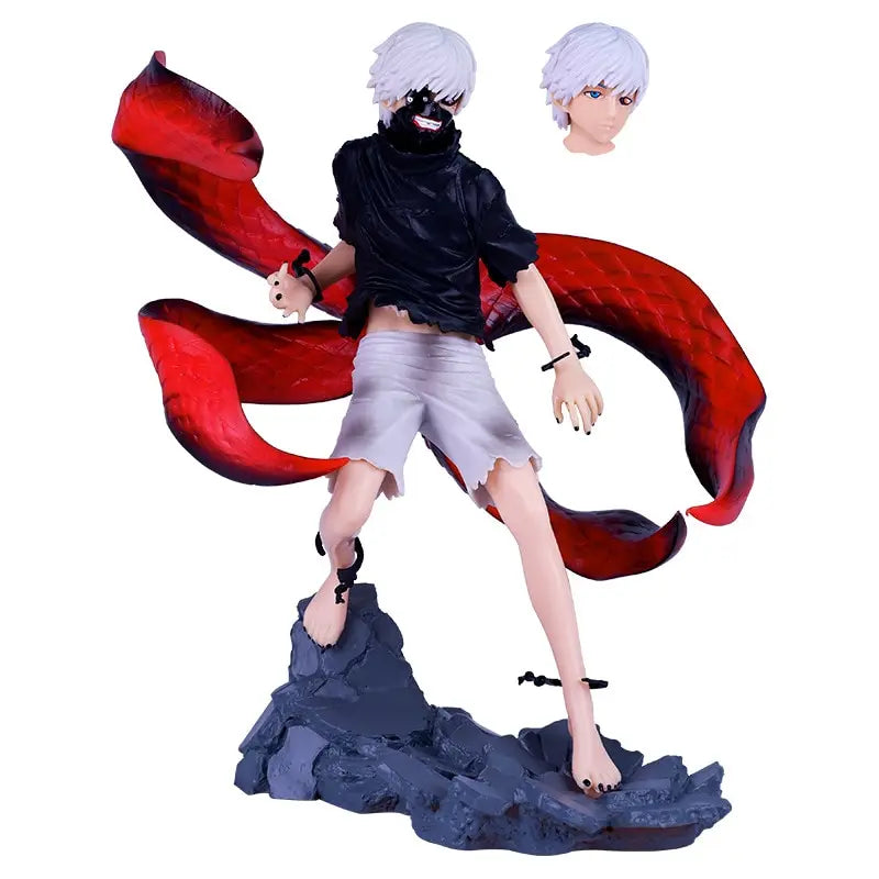 Tokyo Ghoul Kaneki Ken Mask Centipede Face Anime Figure PVC