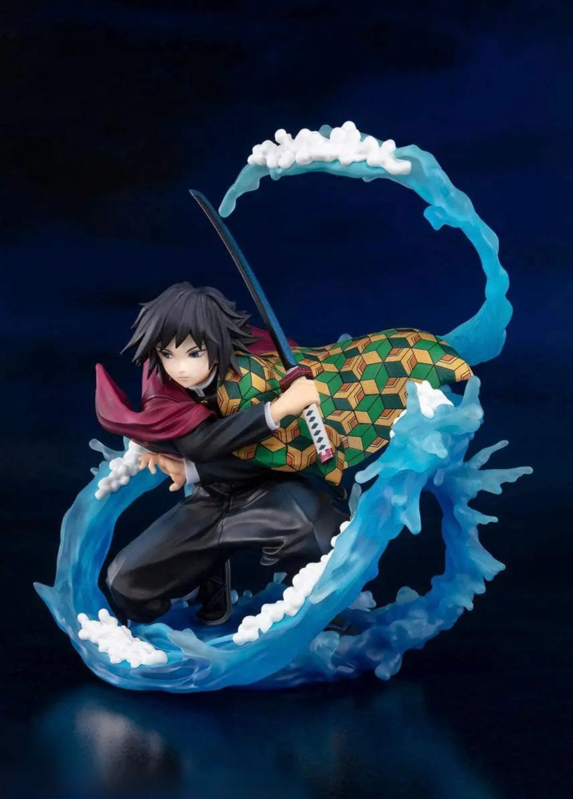 Demon Slayer Water Hashira Giyu Tomioka Anime Figure PVC