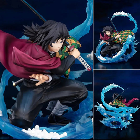 Demon Slayer Water Hashira Giyu Tomioka Anime Figure PVC