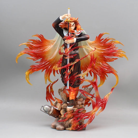 Demon Slayer Rengoku Kyoujurou Anime Figure PVC