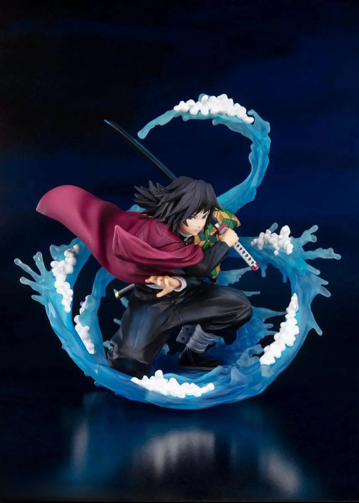 Demon Slayer Water Hashira Giyu Tomioka Anime Figure PVC