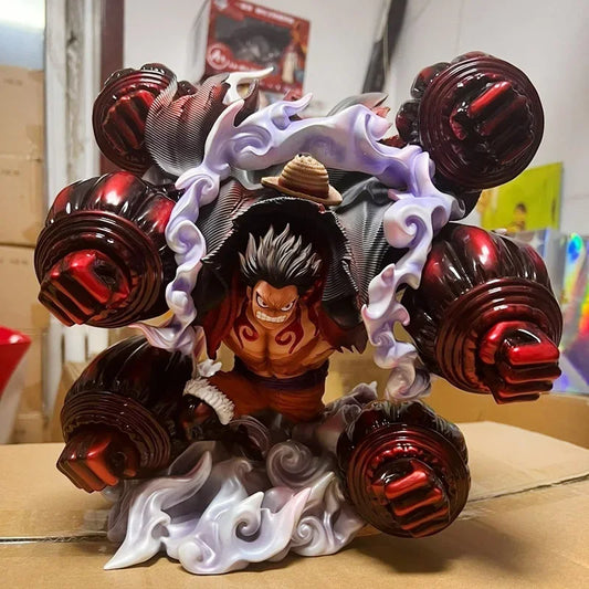 One Piece Monkey D. Luffy Gear 4 Anime Figure PVC