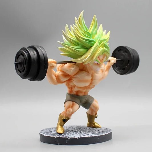 Dragon Ball Broly Fitness Muscle Anime Figure PVC