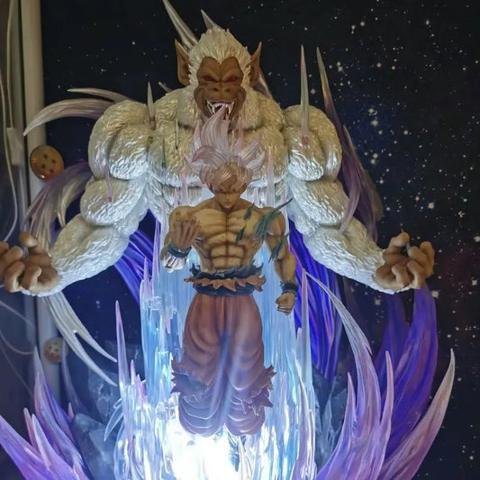 Dragon Ball Oozaru Ape King x Son Goku Ultra Insinct Anime Figure PVC