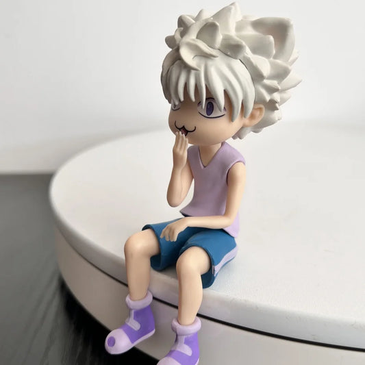 Hunter x Hunter Killua Zoldyck Cute Baby Face Sitting Anime Figure PVC