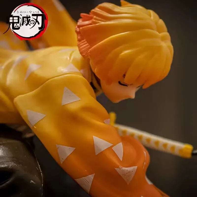 Demon Slayer Agatsuma Zenitsu Anime Figure PVC
