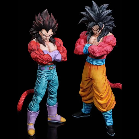 Dragon Ball GT Super Saiyan 4 Son Goku and Prince Vegeta Anime Figure PVC